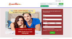 Desktop Screenshot of latinfriendsdate.com
